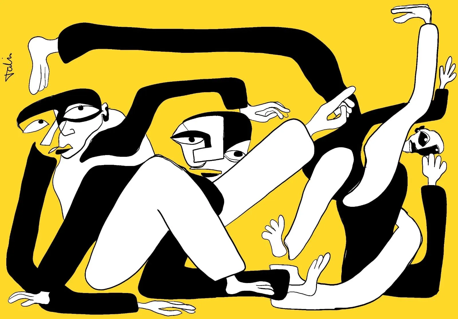 Figuras en amarillo